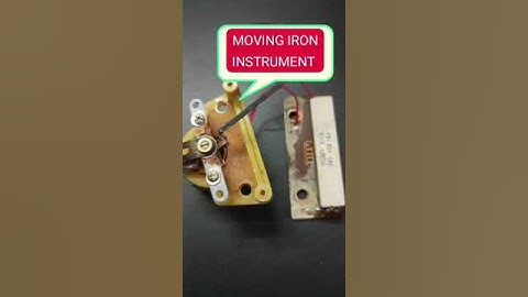 moving iron instrument # short videos#electrical