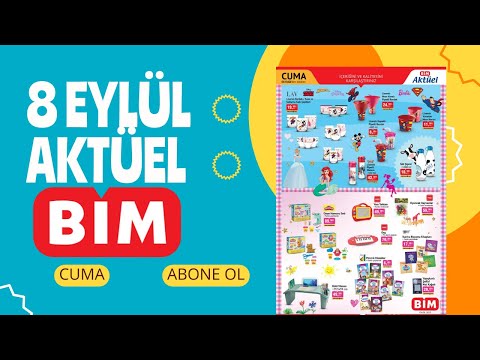 Bim 8 Eylül - Bim Bu Cuma | Bim 8 Eylül 2023 Gelecek Kataloğu | Bim Bu Hafta Ürünleri #Bim