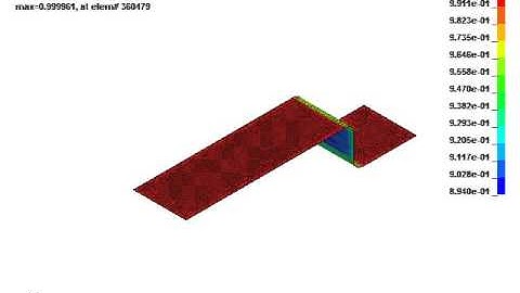 U-bending simulation by LS-Dyna