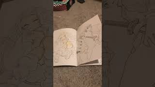 Coloring My KNY Coloring Book Pt.3|| Nezuko || Sorry I got really lazy at the end