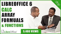 Libre Office Calc - Array Formulas and Functions - Part 1 - [ Libre Calc Office Advanced Tutorial ] - Durasi: 25.12. 