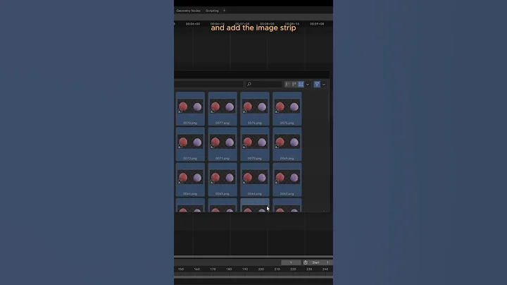 Turn Image Sequence to Video in Blender in 30 Seconds