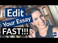 How to edit your college essay fast 3 hacks to better writing now