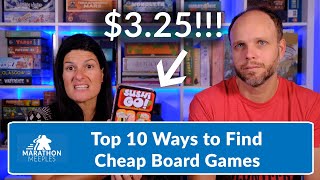Top 10 Ways to Find Cheap Board Games