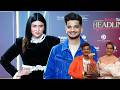 Lock Upp Season 1 Winner Munawar Faruqui & Mannara Chopra Arrive At Bombay Times Headliners's Event