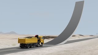 Cars vs Giant Ramp Crashes 74 - BeamNG.drive by BeamNG High Speed screenshot 3