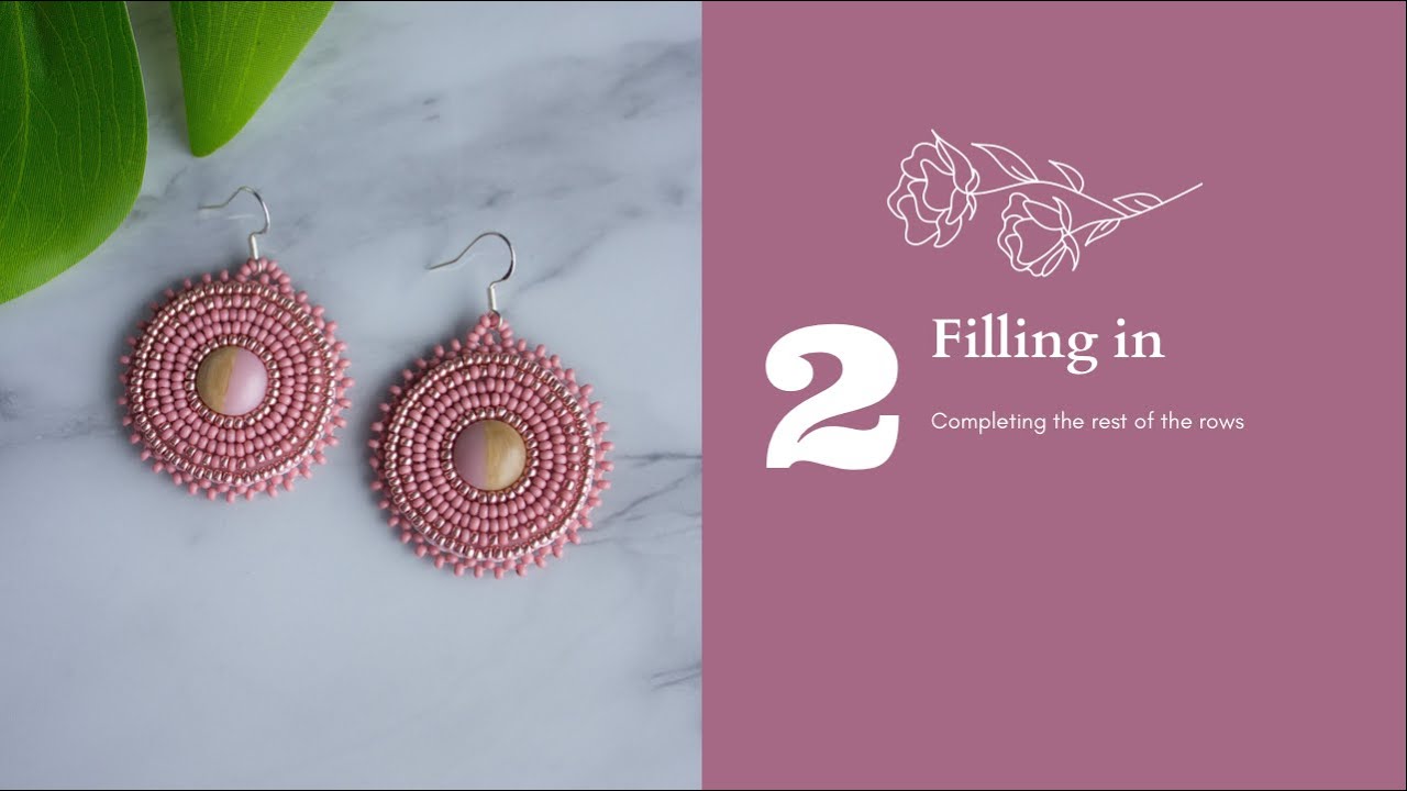 Урок по плоскому бисероплетению с каббалом | Часть 2 | Рисунок Брианны Дейс