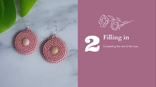 Flat Beading with Cabs Tutorial | Part 2 | Art by Breanna Deis
