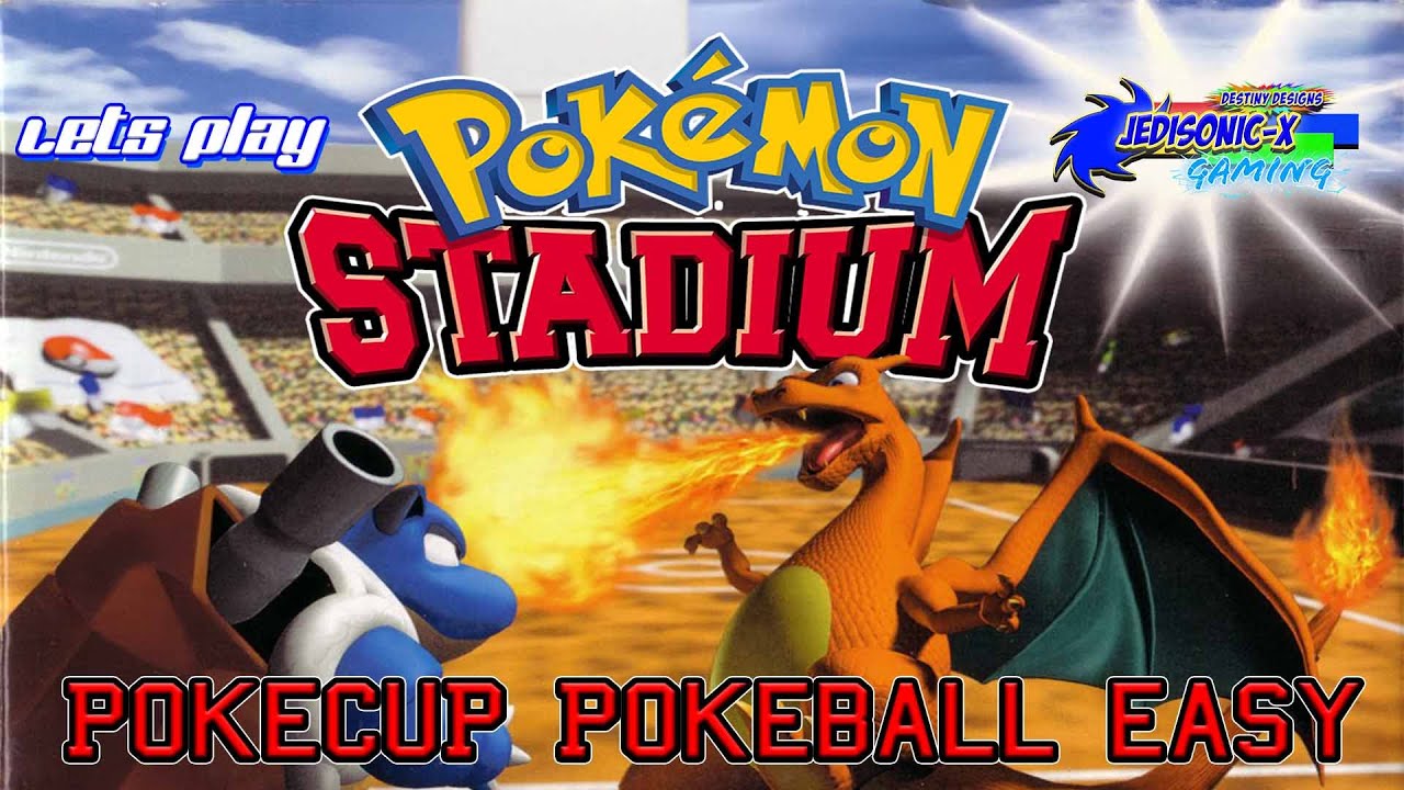 Pokemon Stadium Poke Cup Poke Ball Easy