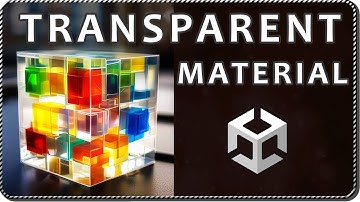 How to make a TRANSPARENT MATERIAL in Unity and use ALPHA IMAGES
