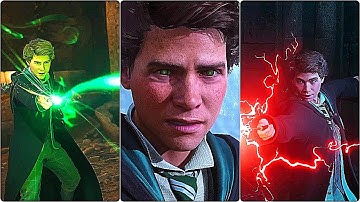 Sebastian Uses All 3 Unforgivable Curses (Crucio, Imperio, Avada Kedavra) - Hogwarts Legacy