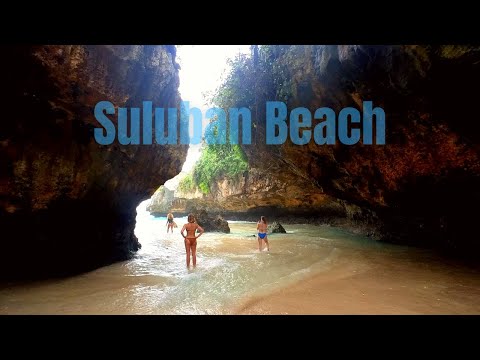 Discover the secret cave entrance into Suluban Beach, Uluwatu [Bali Walk]