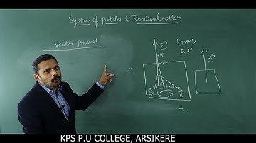 PU:1 / PHY / SYSTEM OF PARTICLES AND ROTATIONAL MOTION / PART-1 BY CHANDRU sir