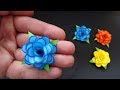 Rosen basteln mit Papier - Kleine Blumen als DIY Deko & Geschenk 🌹 Origami Bastelideen