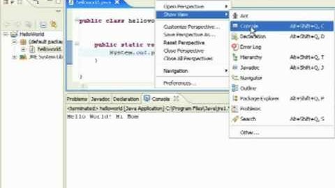 Java Tutorial 1.2: Hello World part 3