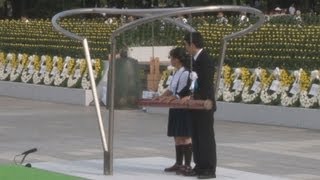 「震災被災者と共に」 広島、被爆から６７年