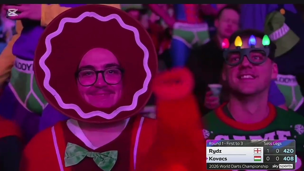 Callan Rydz vs Pattrik Kovacs | 2026 World Darts Championship