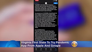 Virginia First State To Try Pandemic App From Apple, Google
