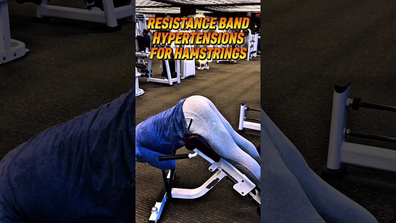 RESISTANCE SPAN HYPER EXTENSIONS FOR HAMSTRINGS #workout #motivation #workouttips #HAMSTRINGS