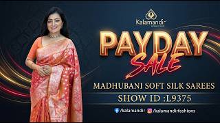 Pay Day Sale : Madhubani Soft Silk Sarees | WhatsApp Number 9852 9852 99 | Kalamandir Sarees LIVE screenshot 1