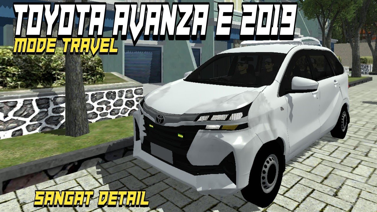 MOD TOYOTA AVANZA E TRAVEL 2019 | MOD BUSSID TERBARU - YouTube