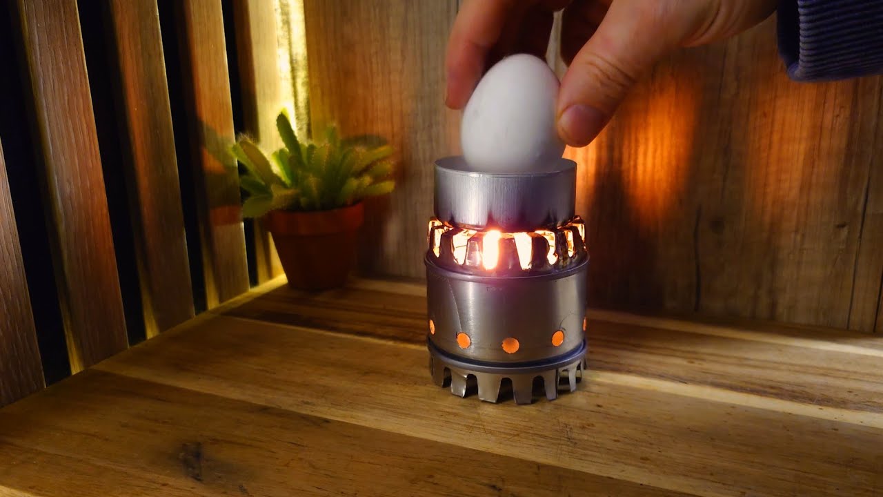 Rocket Stove | Simple Survival Cooking in Nature or Boiling an Egg on a ...