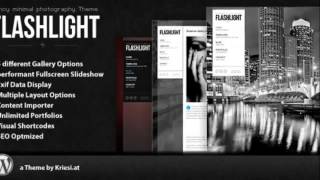Flashlight - fullscreen background portfolio theme Guide