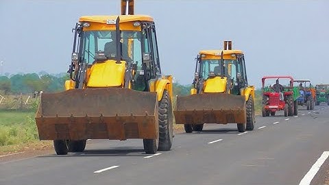 JCB 3dx Eco Loading Mud in Mahindra 275 | Eicher 485 | JohnDeere #jcbvideo #tractorvideo #jcbcartoon
