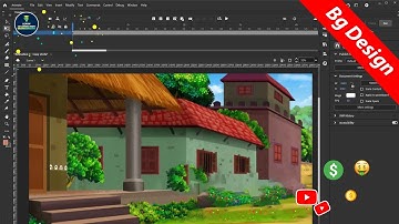 Village Background Kaise Banaye Adobe Animate Main | Adobe Animate in Hindi Tutorial | Part 1