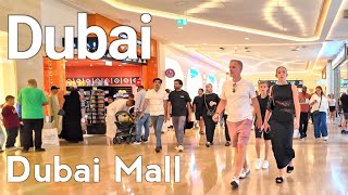 Dubai [4K] Amazing Dubai Mall, Downtown Dubai Walking Tour 🇦🇪