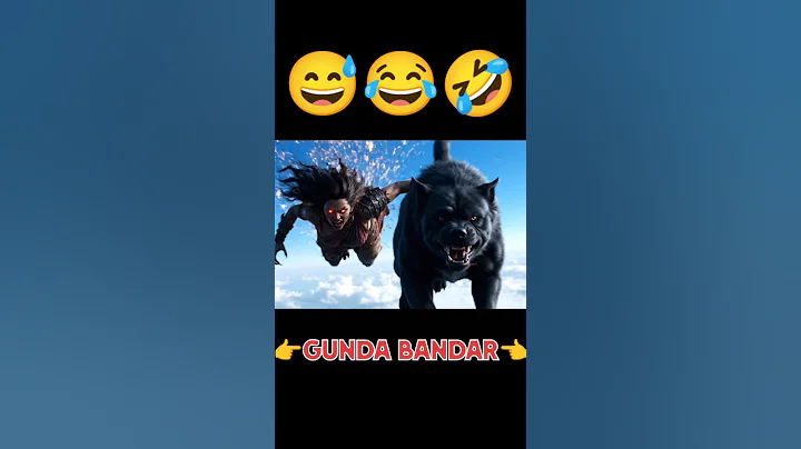 ✈️ हवाई जहाज में घुसी डरावनी चुड़ैल | Funny Monkey Video #shorts #aivlog #gundabandarshorts