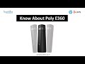 Poly studio e360 camera  polye360 polystudioe360 bestclarity audioclarity poly hp hpindia 