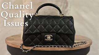Is My Bag Crooked!! Chanel Flap Quality Issues? #chanel #chanelbag #chanelmini