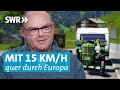 Urlaub mit dem Traktor: Ganz langsam durch Europa reisen