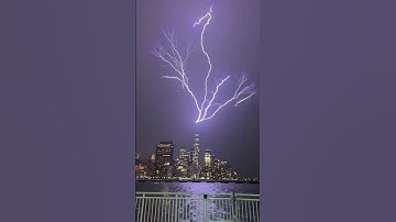 Thumbnail of LIghtning strike from structure up to the sky