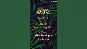 ايات من سورة السجدة بصوت الشيخ عبد الباسط عبد الصمد.
