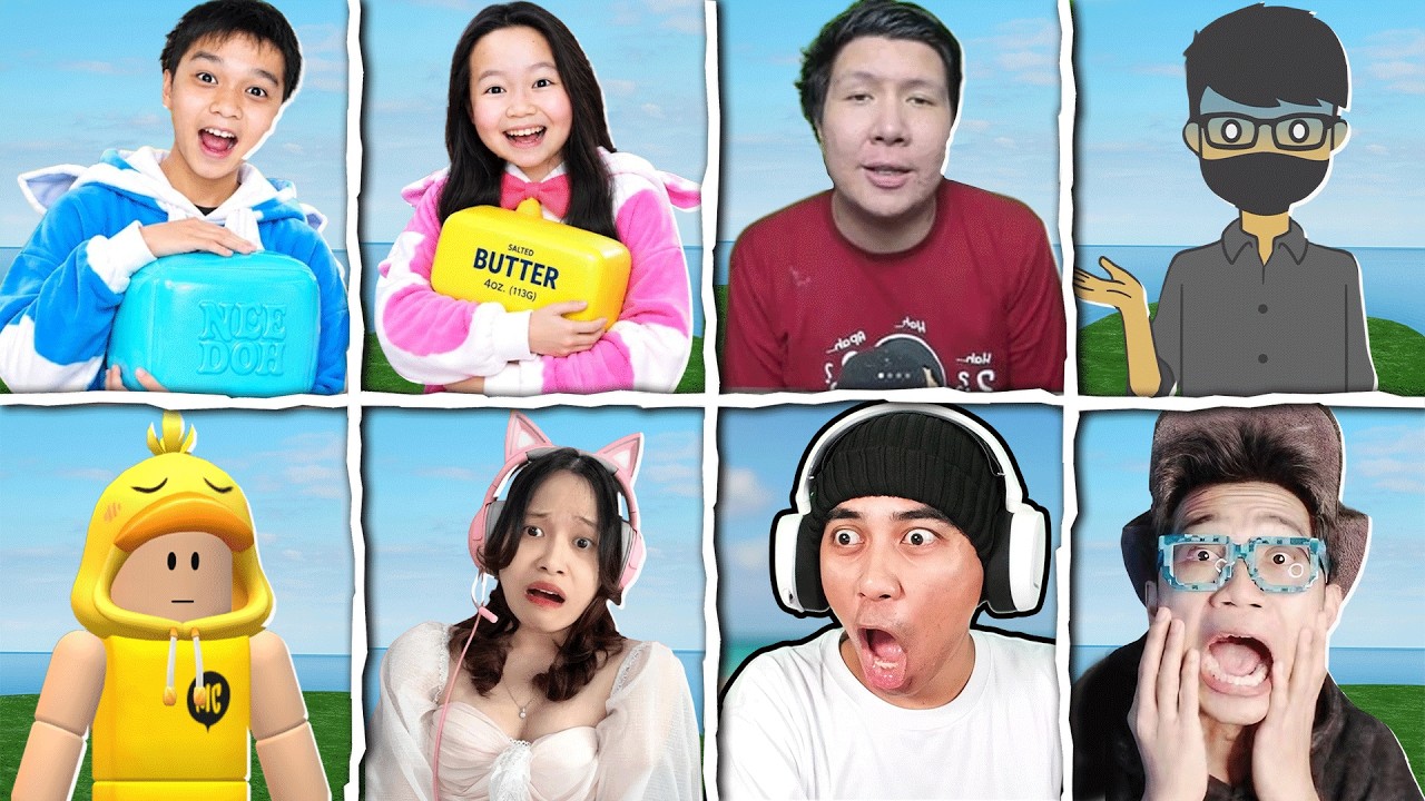 Avatar youtuber roblox Bang jblok, Winda basudara, fanny tjandra, El prana, Mister Cempreng