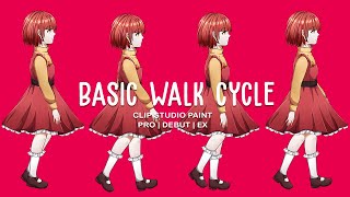キーフレームを使用した基本的な歩行サイクル By マナ Mana Clip Studio Tips キーフレームを使用した基本的な歩行サイクル By マナ Mana Clip Studio Tips