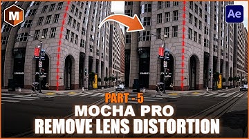 Remove Lens Distortion in After Effects / Premiere using @BorisFXco Mocha Pro | MPRO Series PART 5
