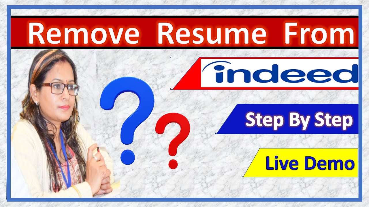 how to delete resume from indeed
