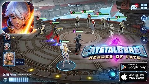 Crystalborne: Heroes of Fate - Android/ios Gameplay