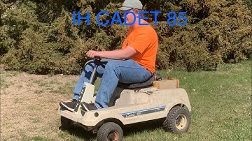 IH Cadet 85 Start and Drive