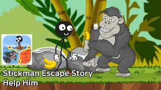 Stickman Escape Story Help Him Chapter 1 Full Game Walkthrough (Mirra Games) screenshot 4