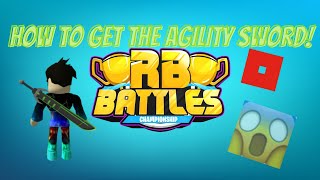 How to get DJ’s Agility Sword! (ROBLOX RB Battles) \/\/ Robeats! [ Mobile and Pc Players ]