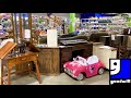 GOODWILL FURNITURE TABLES ARMCHAIRS SOFAS DECOR KITCHENWARE SHOP WITH ME SHOPPING STORE WALK THROUGH