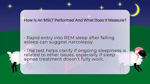 How Is An MSLT Performed And What Does It Measure? - Sleep Apnea Support Network