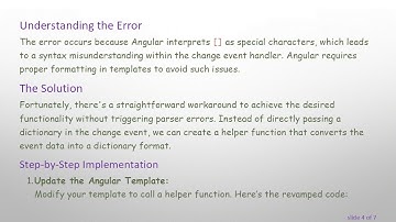How to Pass a Dictionary into a Change Event in Angular