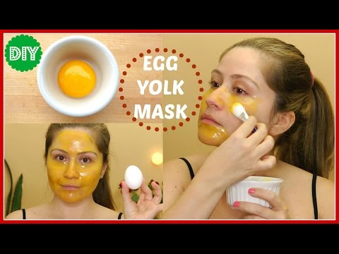 Egg yolk face mask