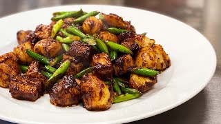 【ガリハラ】にんにく回鍋肉　Super Garlic twice cooked pork.　大蒜回鍋肉