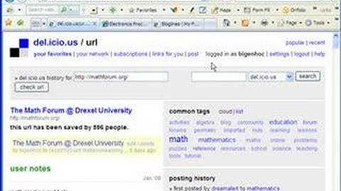 del.icio.us and RSS in CECS 6320: Part I